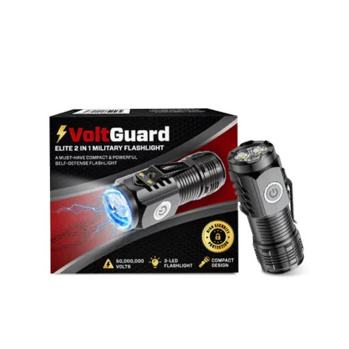 VoltGuard Elite 2 in 1 Military Flashlight