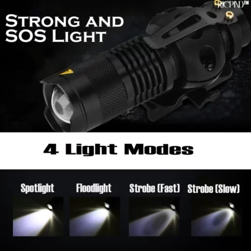 RICPIND 50M Volt Power Guardian USB Flashlight - Image 7