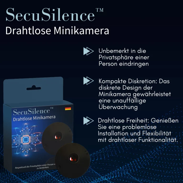 SecuSilence Drahtlose Minikamera