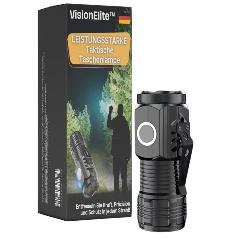 VisionElite LEISTUNGSSTARKE Taktische Taschenlampe