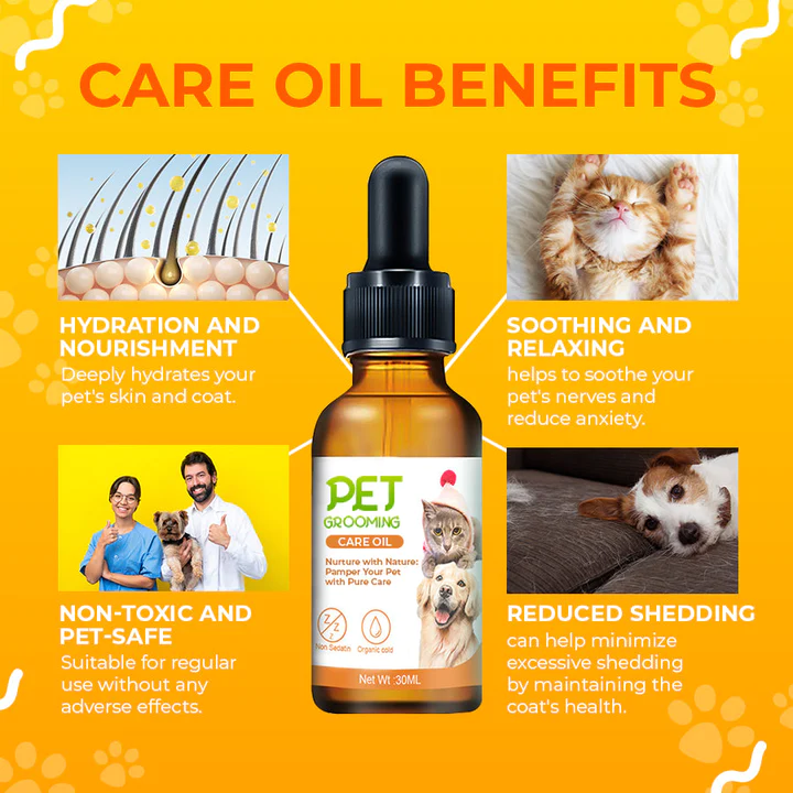 SteamCarePro Pet Grooming Steamy Brush with Care Oil [Veterinarian-Approved]