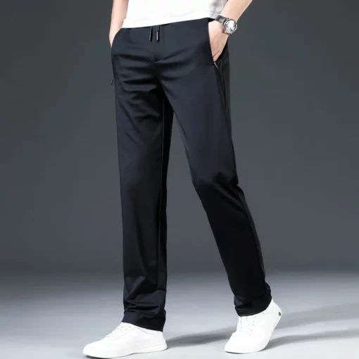 MEN'S STRAIGHT ANTI-WRINKLE CASUAL PANTS - Image 8