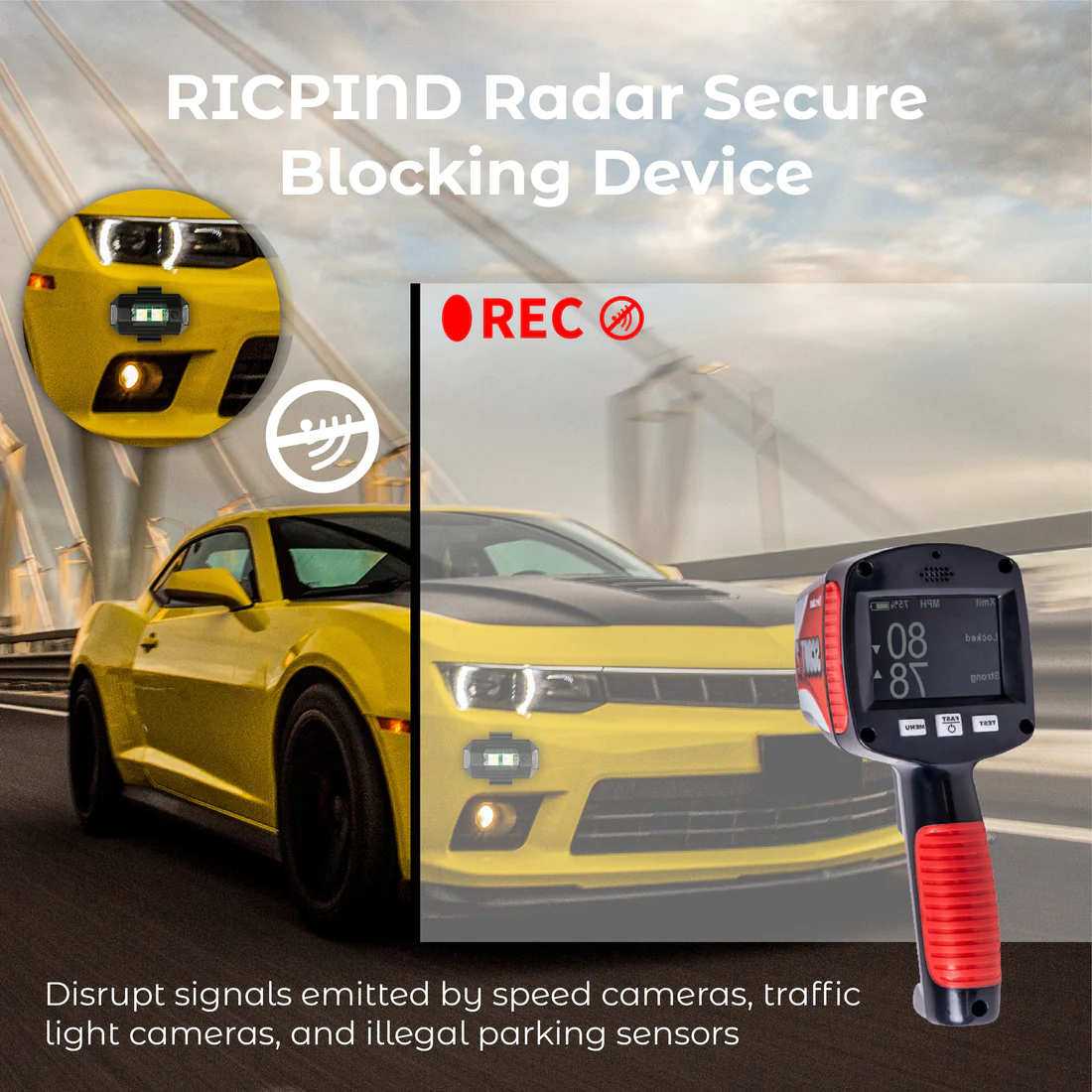 RICPIND Radar Secure Blocking Device