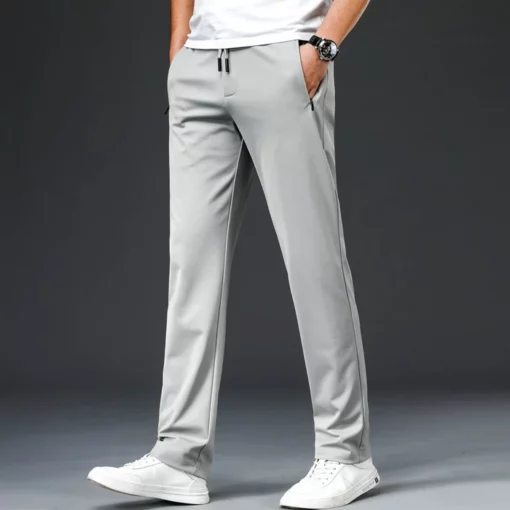 MEN'S STRAIGHT ANTI-WRINKLE CASUAL PANTS - Image 3