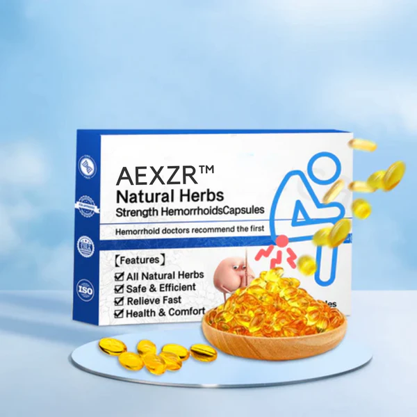 AEXZR Natural Herbal Strength Hemorrhoid Capsules