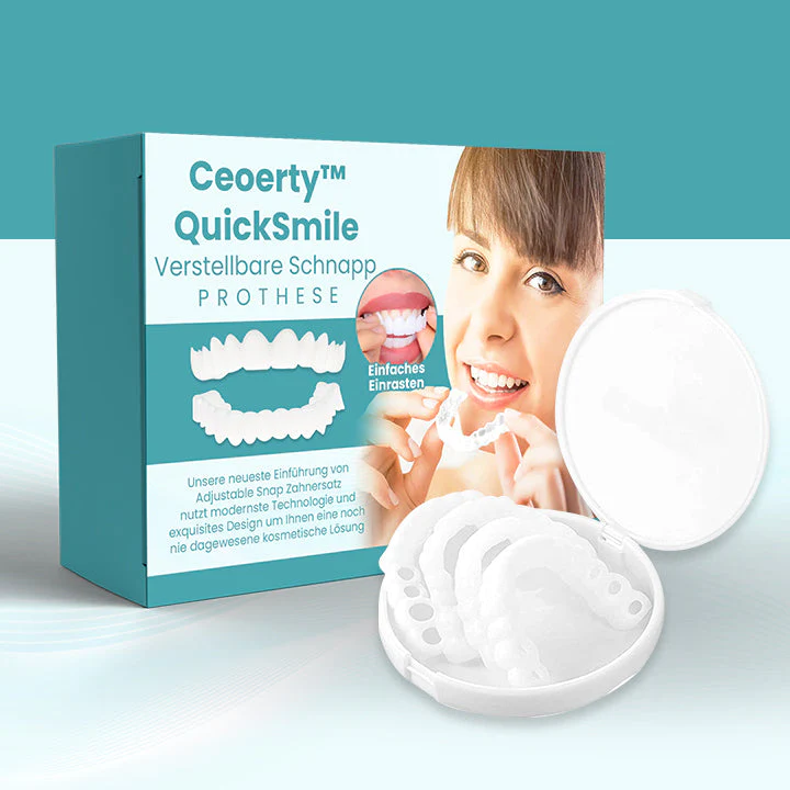 Ceoerty QuickSmile Verstellbare Schnappprothese