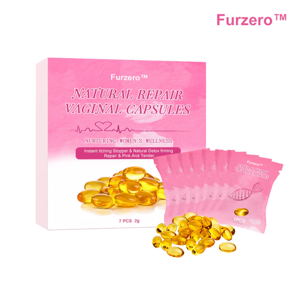 Furzero Instant Itch Relief & Natural Detox & Firming Repair & Pink and Tender Natural Capsules