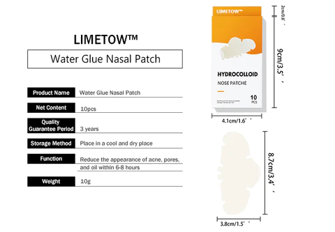 LIMETOW Hydrocolloid Blackhead Strips