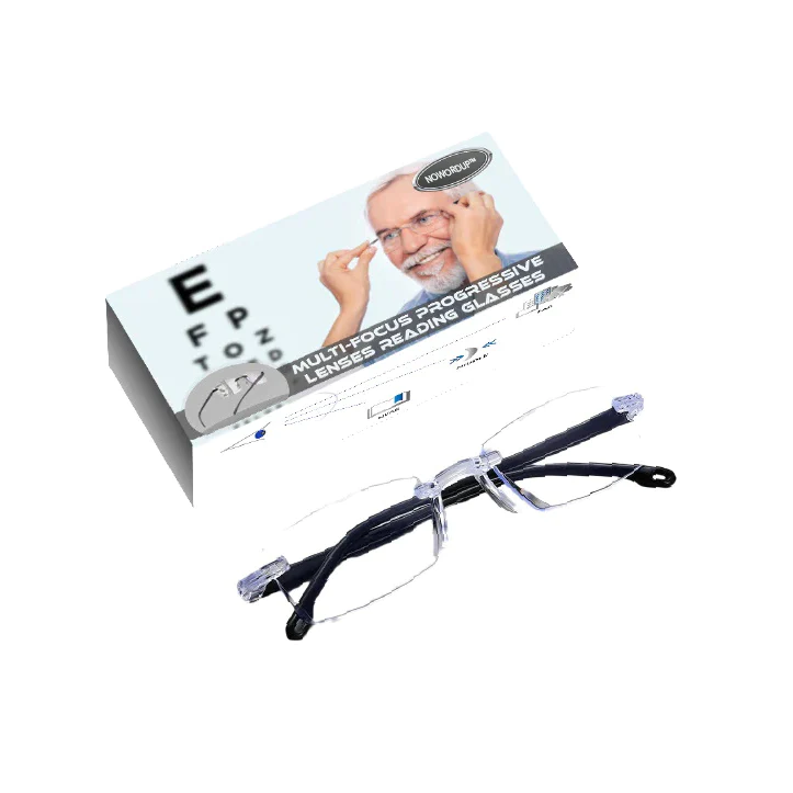 NOWORDUP Multi-focus progressive lenses Reading glasses