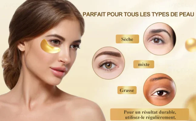 Nouvelle recherche  Patch pour les yeux en or 24K