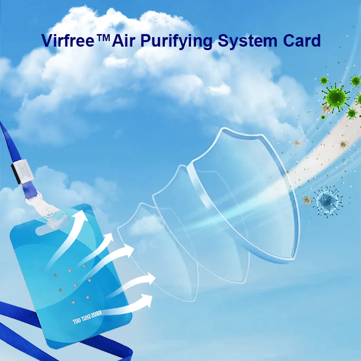 Virfree Air Purifying System Card | From Japan