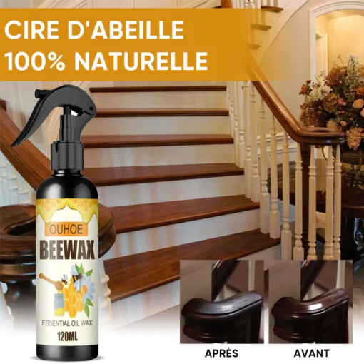 Spray à la cire d'abeille micro-molécularisée naturelle