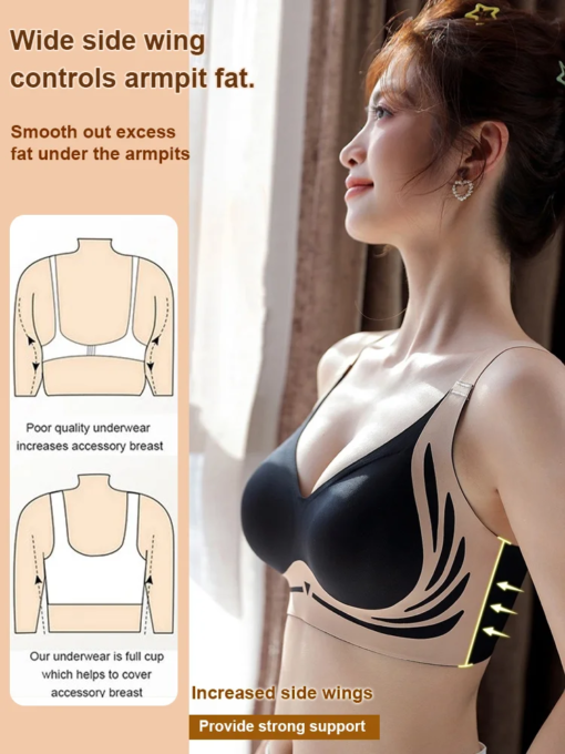 Lifting Anti-Sagging Wireless Push-up Bra - Image 6