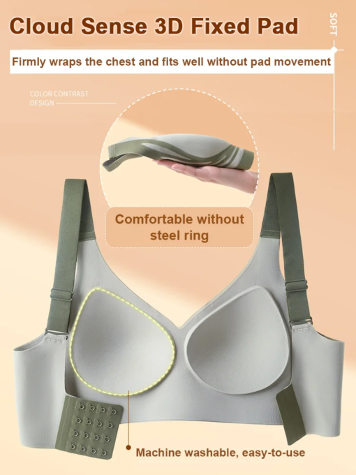 Lifting Anti-Sagging Wireless Push-up Bra - Image 8