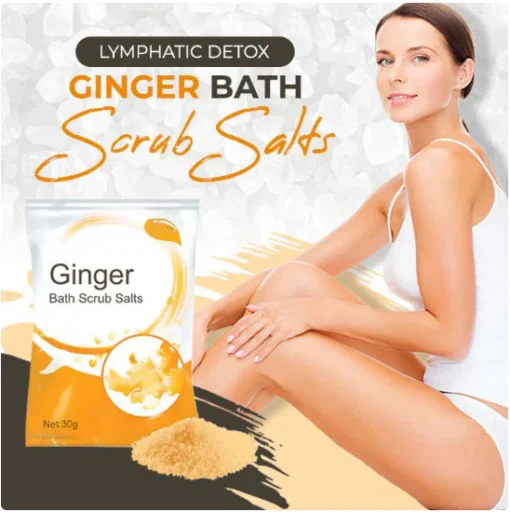 Lymphatic Detox Ginger Bath Scrub Salts - Image 6