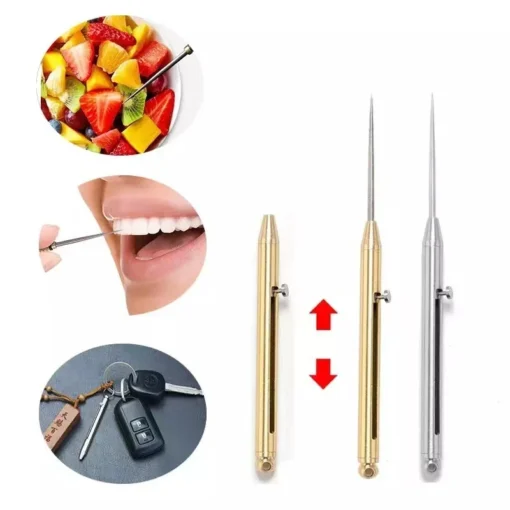 Retractable Titanium Toothpicks - Image 5