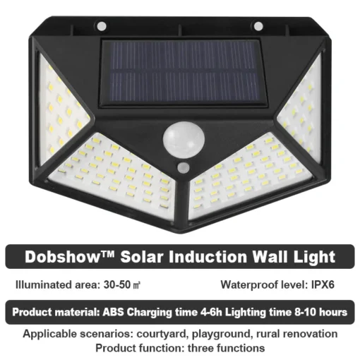 NOWORDUP™ Advanced Solar Security Lights: 128 LEDs, Triple-Mode Sensor - Image 5