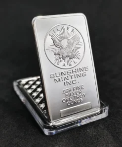 1OZ SUNSHINE MINTING Encapsulated Silver Bar