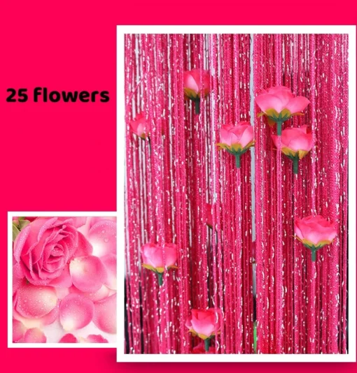 Rose Thread Door Curtain - Image 15