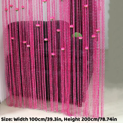 Rose Thread Door Curtain - Image 14