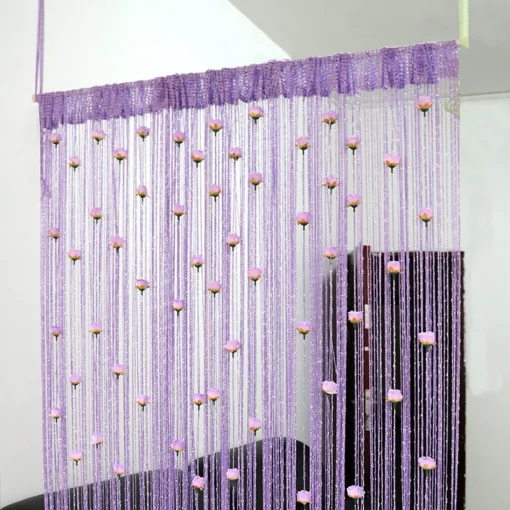 Rose Thread Door Curtain - Image 4