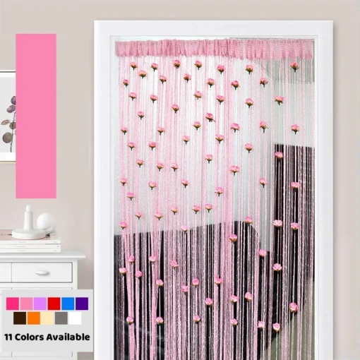 Rose Thread Door Curtain - Image 12