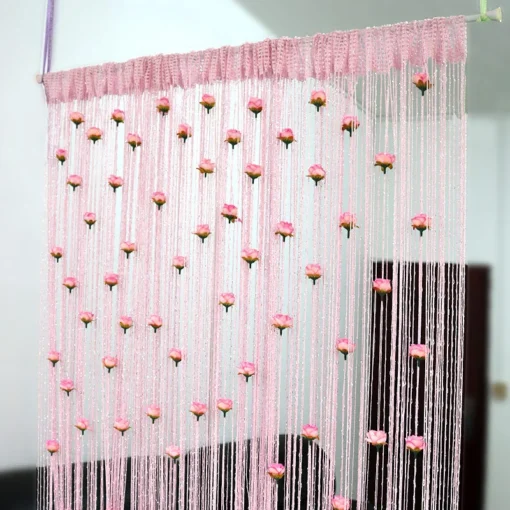 Rose Thread Door Curtain - Image 8