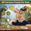 Educational 3D Cartoon Puzzle