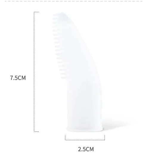 Finger-Shape Dog Silicon Toothbrush - Image 9