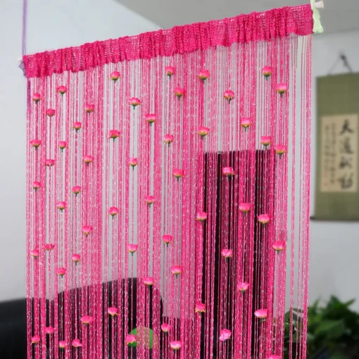 Rose Thread Door Curtain - Image 7