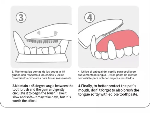 Finger-Shape Dog Silicon Toothbrush - Image 6