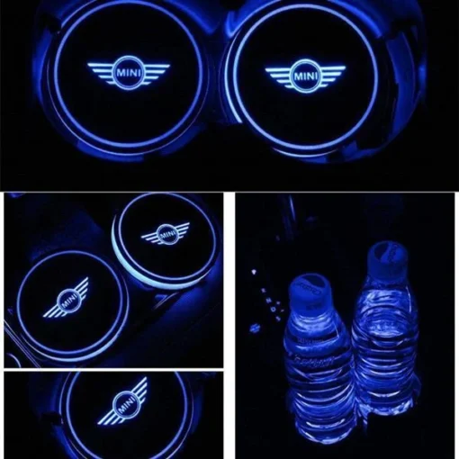 Led Car Logo Cup Lights - Image 3