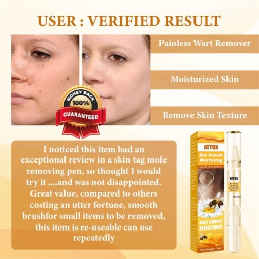 Bee Venom WartsNTag SmoothClear Remover - Image 3