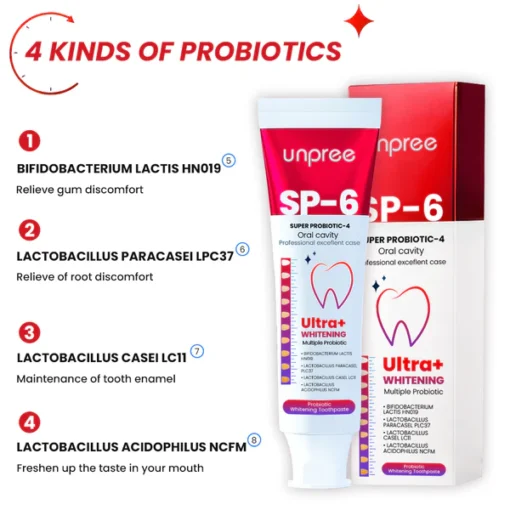 Unpree™ SP-6 Ultra+ Probiotic Whitening Toothpaste - Image 19