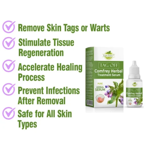 Lovilds™ TagOff Comfrey Herbal Treatment Serum - Image 3