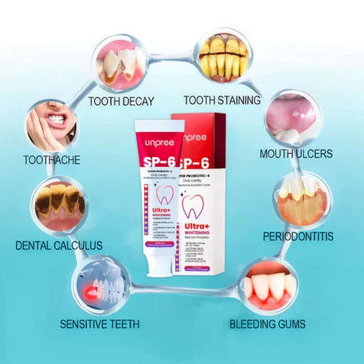 Unpree™ SP-6 Ultra+ Probiotic Whitening Toothpaste - Image 9