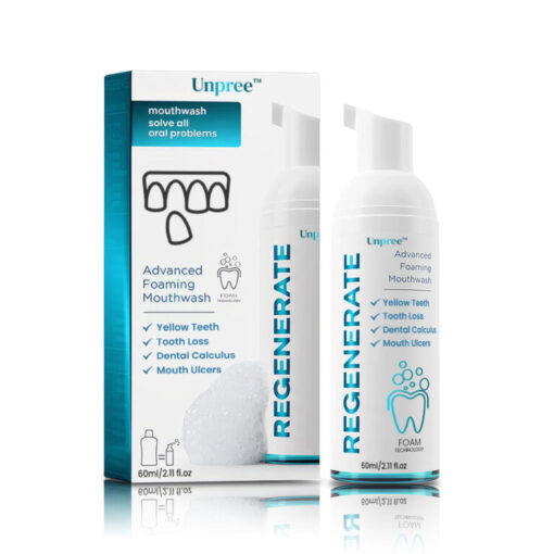 Unpree™ Regenerate Teeth Mouthwash – Foam Technology Solve All Oral Problems