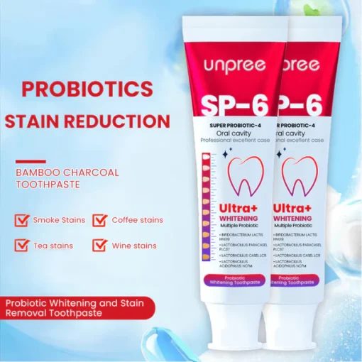 Unpree™ SP-6 Ultra+ Probiotic Whitening Toothpaste