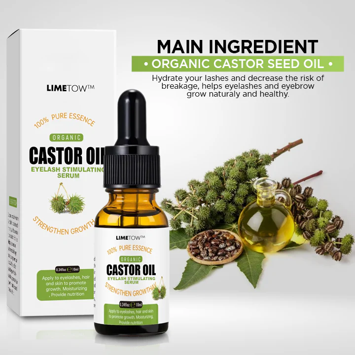 LIMETOW™ Castor Oil Eyelash Stimulating Serum - MOONQO