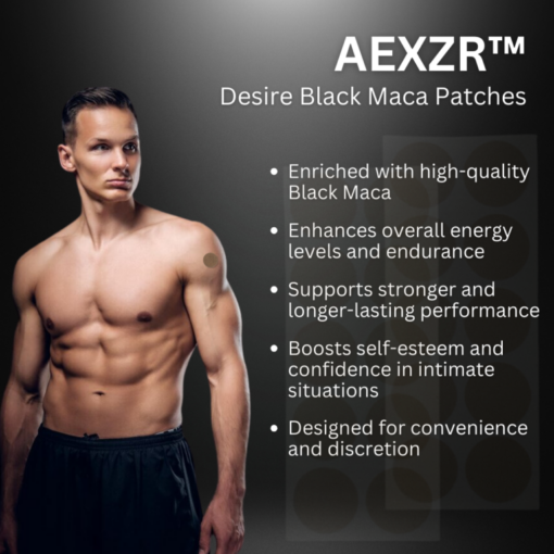 AEXZR™ Desire Black Maca Patches - Image 3