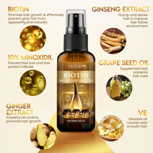 Stovis™ Biotin Boost Hair Growth Spray - Image 5