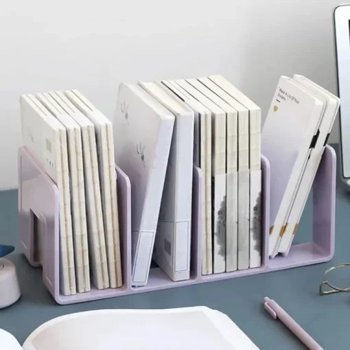 Book Organizer with 4 Compartments - Image 5