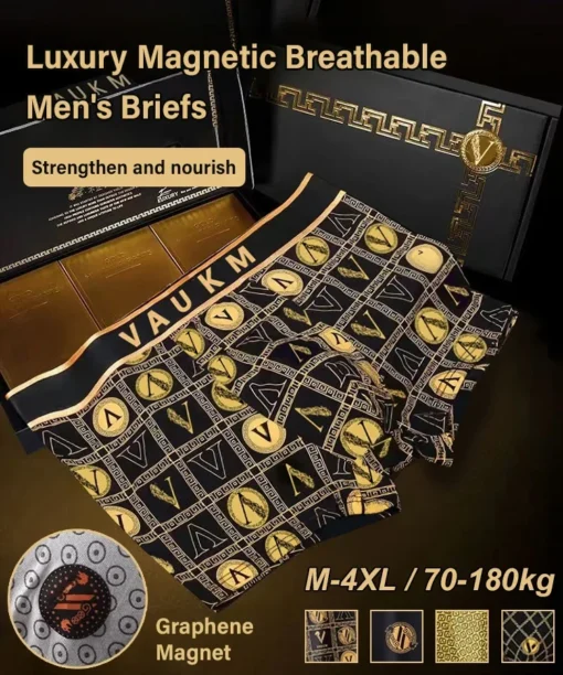 VADUM Luxury Magnetic Breathable Mens Briefs