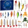 24 Days Christmas Countdown Fish Tackle Set