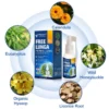 FLYCARE™ FreeLunga features key ingredients like calendula, eucalyptus, organic hyssop, licorice root, and wild honeysuckle, working together to enhance respiratory health and cleanse the lungs.