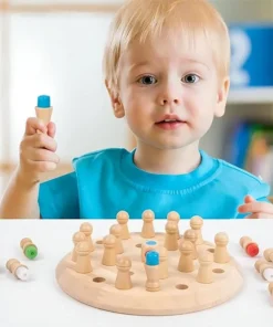 Wooden Memory Match Stick Chess