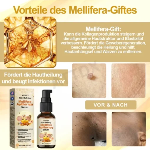 Mellittin und seine Wirkung im ATTDX™ Serum.