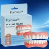 Perfect smile achieved with 𝑷𝒂𝒓𝒐𝒘𝒖™ dentures, mimicking natural appearance