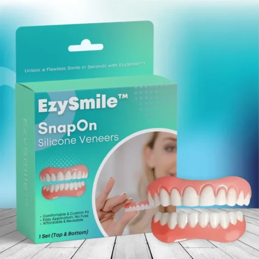 EzySmile™ veneers demonstrating effortless comfort and fit.