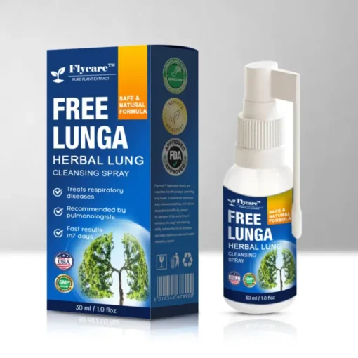 FLYCARE™ FreeLunga Herbal Lung Cleansing Spray is designed to promote respiratory health, clear mucus, and restore normal breathing with its natural, effective formula.